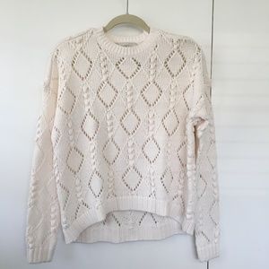 Loft sweater, cream, size xs